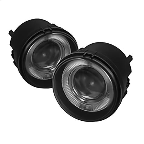 2006-2010 Dodge Charger; Halo Projector Fog Lights; Smoke
