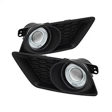2011-2014 Dodge Charger; Halo Projector Fog Lights; Clear