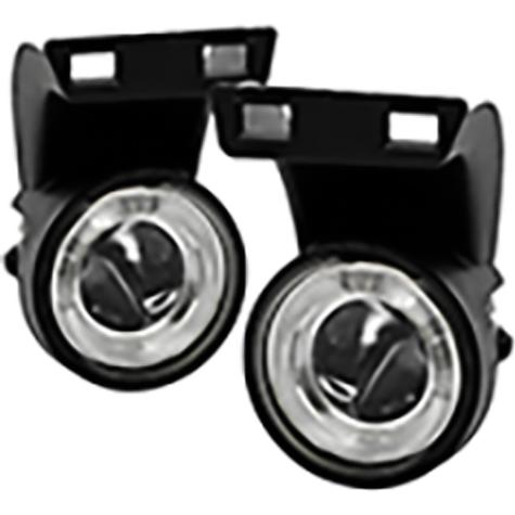 1994-2001 Dodge RAM 1500/2500/3500; Halo Projector Fog Lights; Clear