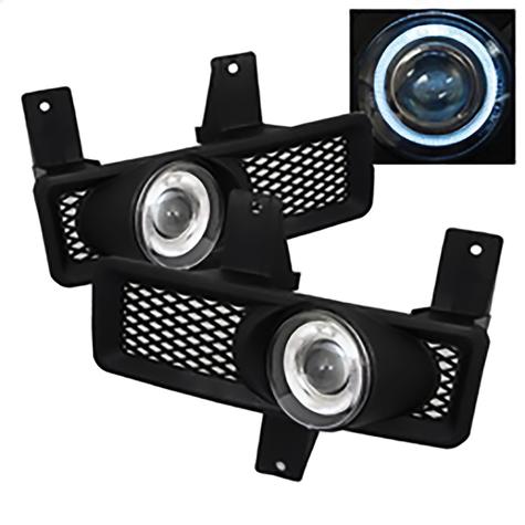 1997-1998 Ford F150; Halo Projector Fog Lights; Clear