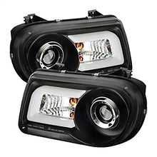 2005-2010 Chrysler 300C; Projector Headlights; Black