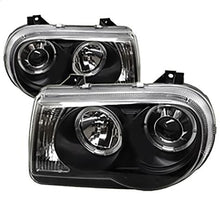 2005-2010 Chrysler 300C; Projector Headlights; Black