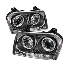 2005-2008 Chrysler 300; Projector Headlights; Black