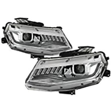 2016-2018 Chevrolet Camaro; Halogen Model Projector Headlights; Sequential Turn Signal; Chrome