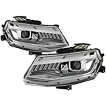 2016-2018 Chevrolet Camaro; HID Model Projector Headlights; Sequential Turn Signal; Chrome