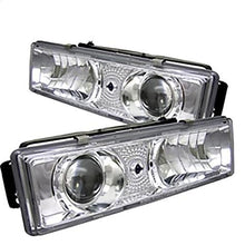 1988-1999 Chevrolet C1500/2500/3500; Projector Headlights; Chrome