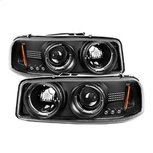 1999-2006 GMC Sierra 1500/2500/3500; Projector Headlights; Black