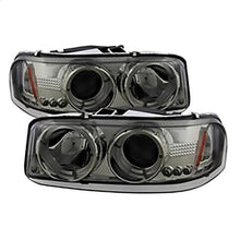 1999-2006 GMC Sierra 1500/2500/3500; Projector Headlights; Smoke