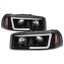 1999-2006 GMC Sierra 1500/2500/3500; Version 2 Projector Headlights; Black