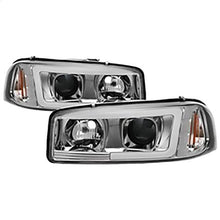 1999-2006 GMC Sierra 1500/2500/3500; Version 2 Projector Headlights; Chrome