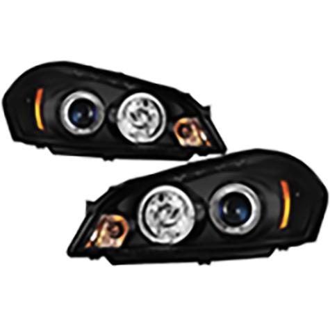 2006-2013 Chevrolet Impala; Projector Headlights; Black
