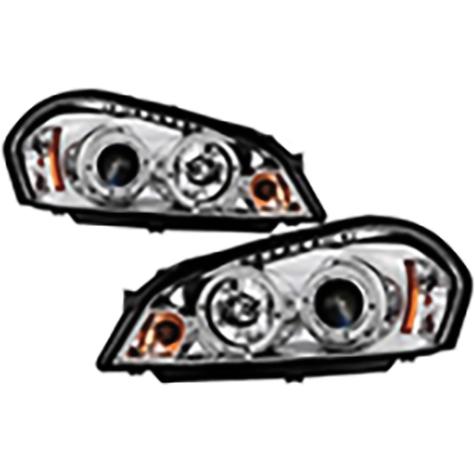 2006-2013 Chevrolet Impala; Projector Headlights; LED Halo; Chrome