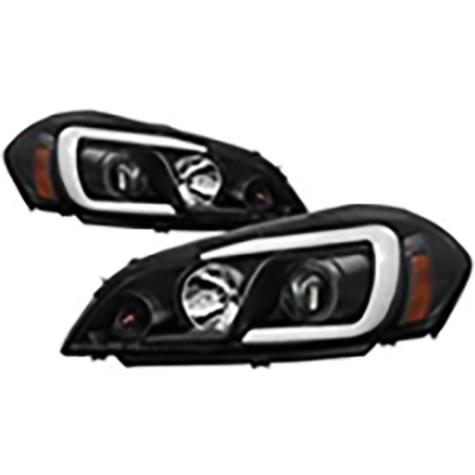 2006-2013 Chevrolet Impala; Projector Headlights; Black