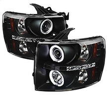 2007-2013 Chevrolet Silverado 1500, 2500HD Projector Headlights; CCFL Halo; LED
