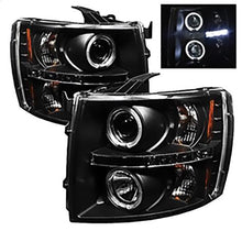 2007-2013 Chevrolet Silverado 1500, 2500HD Projector Headlights; Black