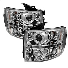 2007-2013 Chevrolet Silverado 1500, 2500HD Projector Headlights; Chrome