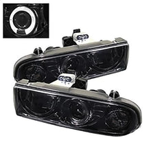 1998-2004 Chevrolet S10 & Blazer; Projector Headlights; LED Halo; Smoke