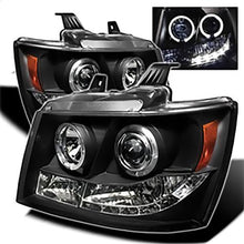 2007-2014 Chevrolet Suburban 1500/2500; Tahoe & Avalance; Projector Headlights; Black