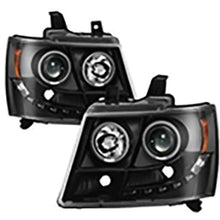 2007-2014 Chevrolet Suburban 1500/2500; Tahoe & Avalance; Projector Headlights; All Black