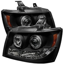 2007-2014 Chevrolet Suburban 1500/2500; Tahoe & Avalance; Projector Headlights; Black Smoke