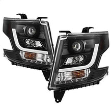 2015-2020 Chevrolet Tahoe, Suburban; Projector Headlights; DRL LED; Black