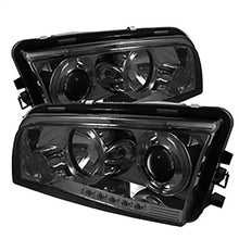 2006-2010 Dodge Charger; Projector Headlights; Halogen Model Only; Smoke