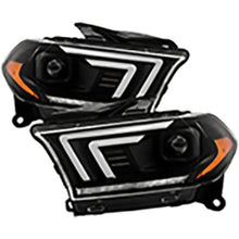 2011-2013 Dodge Durango; HID Model Only; Projector Headlights; Black