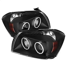 2005-2007 Dodge Magnum; Projector Headlights; CCFL Halo; LED; Black