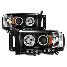 2002-2005 Dodge Ram 1500/2500/3500; Projector Headlights; Black