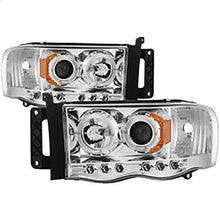 2002-2005 Dodge Ram 1500/2500/3500; Projector Headlights; Chrome