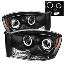 2006-2009 Dodge Ram 1500/2500/3500; Projector Headlights; Black