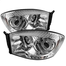 2006-2009 Dodge Ram 1500/2500/3500; Projector Headlights; Chrome