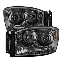 2006-2009 Dodge Ram 1500/2500/3500; Projector Headlights; Smoke