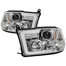 2010-2019 Dodge Ram 1500/2500/3500; Version 2 Projector Headlights; Halogen Model Only; Chrome