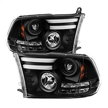 2013-2019 Dodge Ram 1500/2500/3500; Projector Headlights; Black