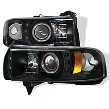 1994-2002 Dodge Ram 1500/2500/3500; Projector Headlights; Black