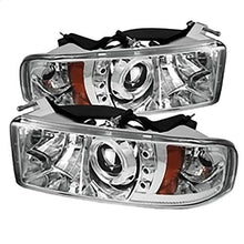 1994-2002 Dodge Ram 1500/2500/3500; Projector Headlights; Chrome