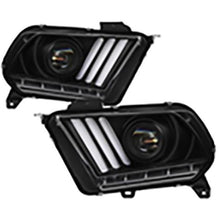 2013-2014 Ford Mustang; HID Model Only; Projector Headlights; Black