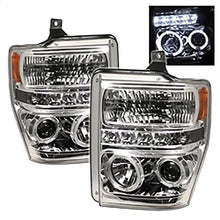2008-2010 Ford F250 & F350 Super Duty; Projector Headlights; Chrome