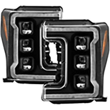 2017-2019 Ford F250 & F350 Super Duty; For Factory LED Model; Black