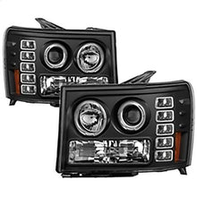 2007-2013 GMC Sierra 1500/2500/3500; Sierra 2500HD/3500HD & Denali; Projector Headlights; Black