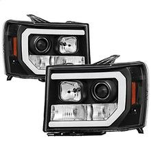 2007-2013 GMC Sierra 1500/2500/3500; Sierra 2500HD/3500HD & Denali; Version 2 Projector Headlights; Light Bar DRL LED; B