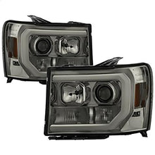 2007-2013 GMC Sierra 1500/2500/3500; Sierra 2500HD/3500HD & Denali; Version 2 Projector Headlights; Light Bar DRL LED; S