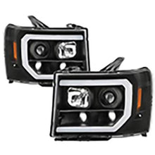 2007-2013 GMC Sierra 1500/2500/3500; Sierra 2500HD/3500HD & Denali; Projector Headlights; Black