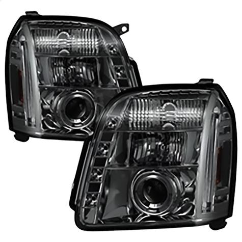2007-2014 GMC Yukon; Projector Headlights; Smoke
