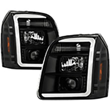 2007-2014 GMC Yukon; Version 2 High-Power LED Module Equipped Headlights; Black
