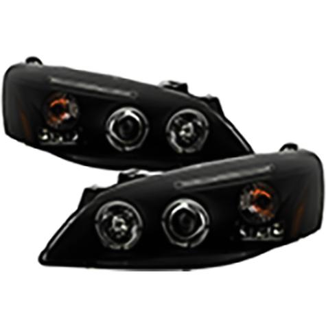 2005-2008 Pontiac G6; Projector Headlights; Black Smoke