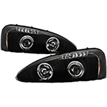2004-2008 Pontiac Grand Prix; Projector Headlights; Black Smoke