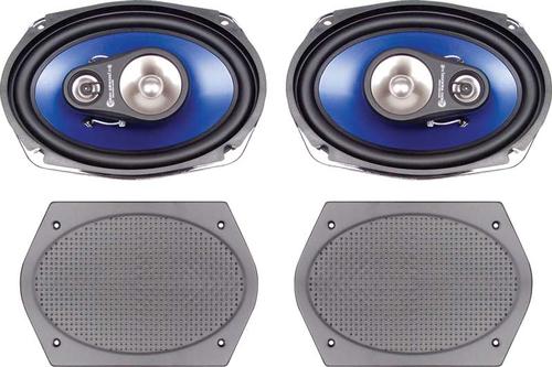 Custom Autosound 3-Way 6" X 9" Speakers - 200W Peak