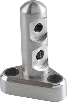 Lokar Throttle Cable Bracket - 1998-99 LS1 Engines w/3" Throttle Linkage Cam - Dual Hole - Brushed